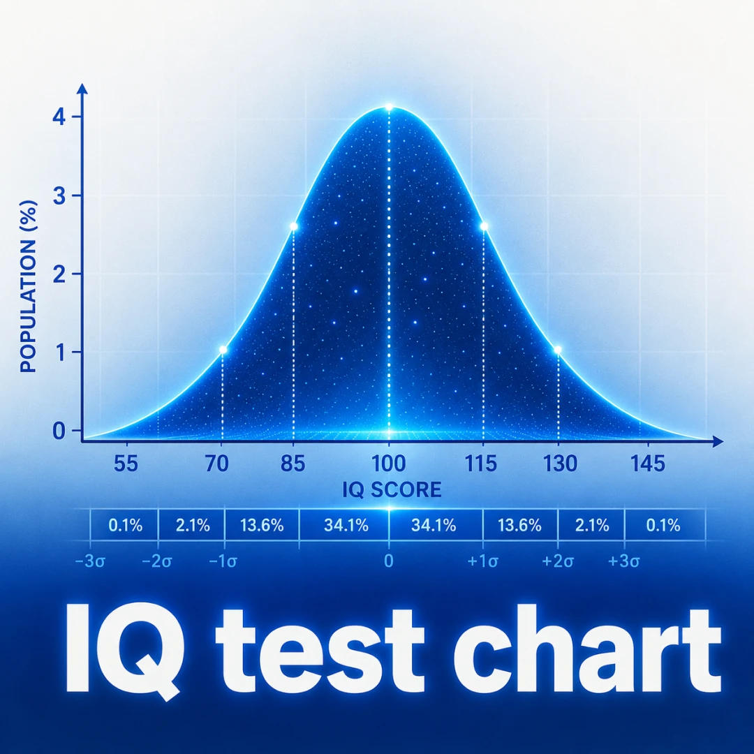 IQ test chart